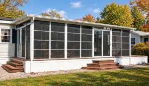 Enjoy clear views of New Brunswick’s colorful fall foliage through WeatherMaster vertical windows.