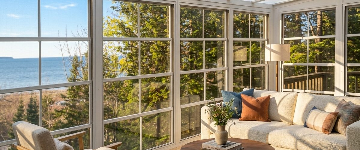 Enjoy more of your New Brunswick summer with a bright, comfortable 3-season vinyl sunroom.