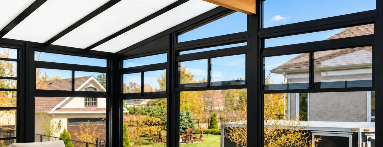 Enjoy clear views of New Brunswick’s colorful fall foliage through WeatherMaster vertical windows.